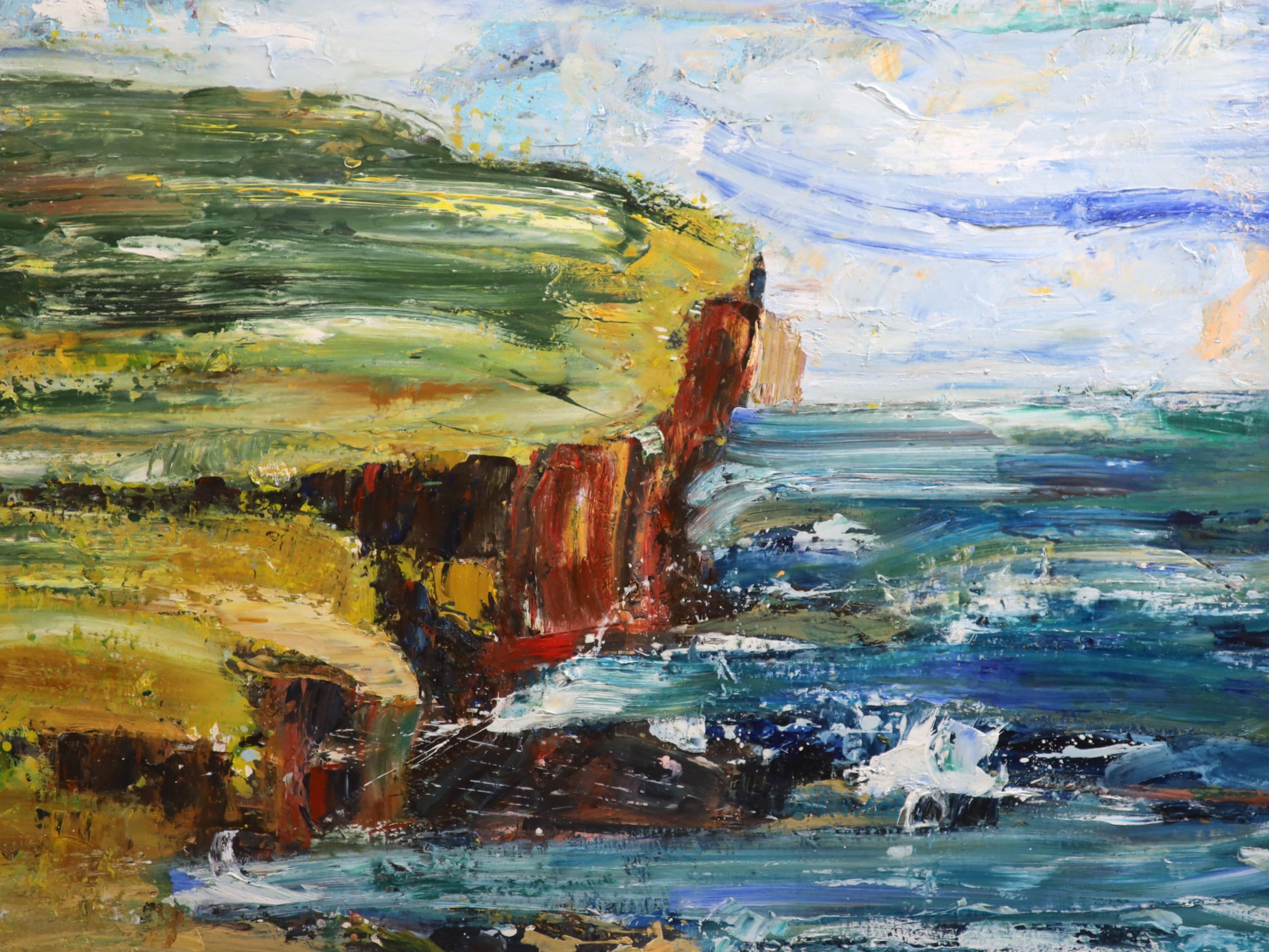 Peter Mclaren (1964-), Brought of Birsay, 1997, Oil on board, 91 x 122cm.